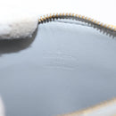 LOUIS VUITTON Monogram Vernis Motto Accessory Pouch Gris M91030 LV Auth 154320-18