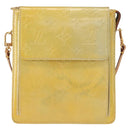 LOUIS VUITTON Monogram Vernis Motto Accessory Pouch Gris M91030 LV Auth 154320-13