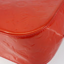 LOUIS VUITTON Vernis Bell FlowerGM Bag Rouge Grunadine M91728 LV Auth 154321V-15