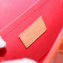 LOUIS VUITTON Vernis Bell FlowerGM Bag Rouge Grunadine M91728 LV Auth 154321V-18