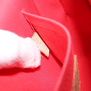 LOUIS VUITTON Vernis Bell FlowerGM Bag Rouge Grunadine M91728 LV Auth 154321V-12