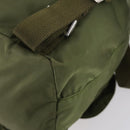 PRADA Backpack Nylon Green Silver Auth 154322-14