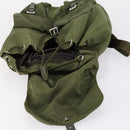 PRADA Backpack Nylon Green Silver Auth 154322-19