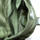 PRADA Backpack Nylon Green Silver Auth 154322-27