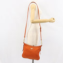 PRADA Shoulder Bag Nylon Orange Gold Auth 154323-23