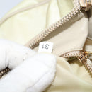 PRADA Shoulder Bag Nylon Ivory Gold Auth 154324-22