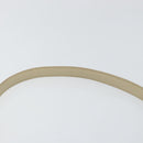 PRADA Shoulder Bag Nylon Ivory Gold Auth 154324-8