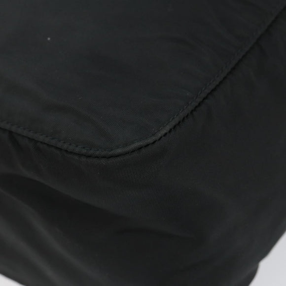 PRADA Hand Bag Nylon Black Auth 154325