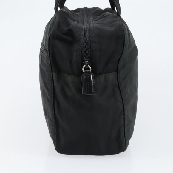 PRADA Hand Bag Nylon Black Auth 154325