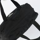 PRADA Hand Bag Nylon Black Auth 154325-6