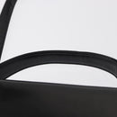 Christian Dior Hand Bag Leather 2way Black Gold Auth 154326V-8