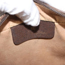 GUCCI GG Supreme Web Sherry Line Bag PVC Beige Gold 56 02 087 Auth 154331-20