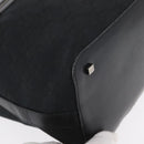 GUCCI GG Canvas Shoulder Bag Black Silver 001 4299 1669 Auth 154332-10