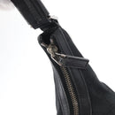 GUCCI GG Canvas Shoulder Bag Black Silver 001 4299 1669 Auth 154332-16