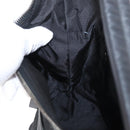 GUCCI GG Canvas Shoulder Bag Black Silver 001 4299 1669 Auth 154332-20