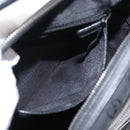 GUCCI GG Canvas Shoulder Bag Black Silver 001 4299 1669 Auth 154332-22