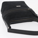 GUCCI GG Canvas Shoulder Bag Black Silver 001 4299 1669 Auth 154332-6