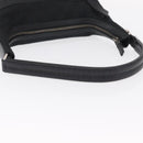 GUCCI GG Canvas Shoulder Bag Black Silver 001 4299 1669 Auth 154332-7