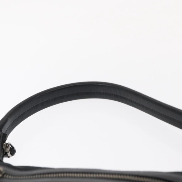 GUCCI GG Canvas Shoulder Bag Black Silver 001 4299 1669 Auth 154332