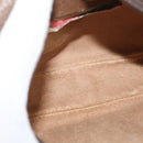 GUCCI GG Supreme Web Sherry Line Bag PVC Beige Gold 89 02 066 Auth 154335-17