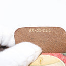 GUCCI GG Supreme Web Sherry Line Bag PVC Beige Gold 89 02 066 Auth 154335-20