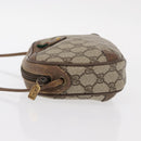 GUCCI GG Supreme Web Sherry Line Bag PVC Beige Gold 89 02 066 Auth 154335-5