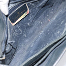 GUCCI GG Supreme Sherry Line Shoulder Bag PVC Navy Gold 14 02 013 Auth 154336-18