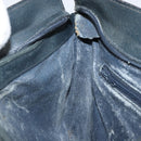 GUCCI GG Supreme Sherry Line Shoulder Bag PVC Navy Gold 14 02 013 Auth 154336-20