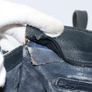 GUCCI GG Supreme Sherry Line Shoulder Bag PVC Navy Gold 14 02 013 Auth 154336-21