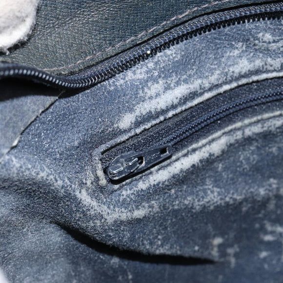 GUCCI GG Supreme Sherry Line Shoulder Bag PVC Navy Gold 14 02 013 Auth 154336