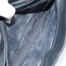 GUCCI GG Supreme Sherry Line Shoulder Bag PVC Navy Gold 14 02 013 Auth 154336-25