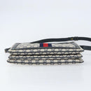 GUCCI GG Supreme Sherry Line Shoulder Bag PVC Navy Gold 14 02 013 Auth 154336-9