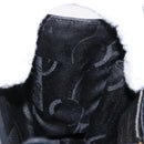 Salvatore Ferragamo Vala Hand Bag Leather 2way Navy Gold Auth 154340-21