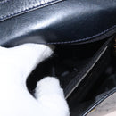 Salvatore Ferragamo Vala Hand Bag Leather 2way Navy Gold Auth 154340-23