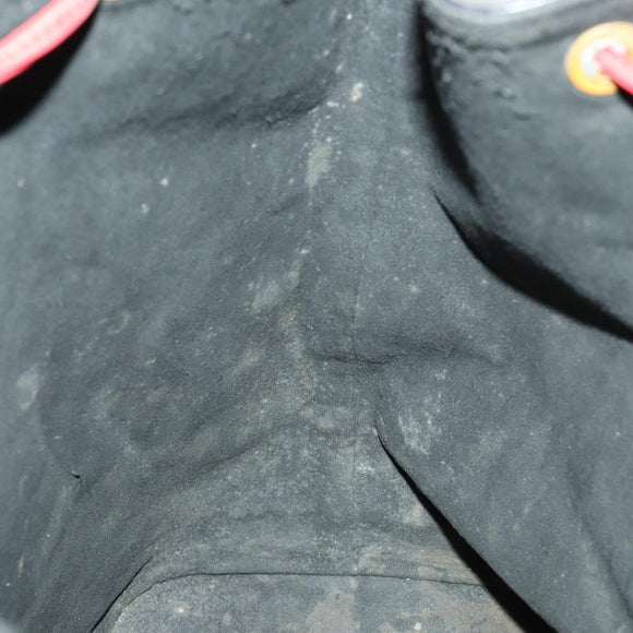 LOUIS VUITTON Epi Noe Shoulder Bag Bicolor Black Red M44017 LV Auth 154341