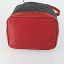 LOUIS VUITTON Epi Noe Shoulder Bag Bicolor Black Red M44017 LV Auth 154341-5