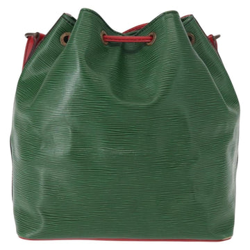 LOUIS VUITTON Epi Petit Noe Shoulder Bag Bicolor Green Red M44147 LV Auth 154342 - 0