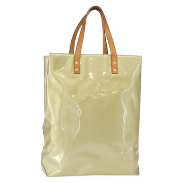 LOUIS VUITTON Monogram Vernis Reade MM Hand Bag Gris M91142 LV Auth 154344