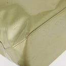 LOUIS VUITTON Monogram Vernis Reade MM Hand Bag Gris M91142 LV Auth 154344-9