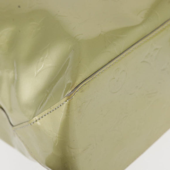 LOUIS VUITTON Monogram Vernis Reade MM Hand Bag Gris M91142 LV Auth 154344