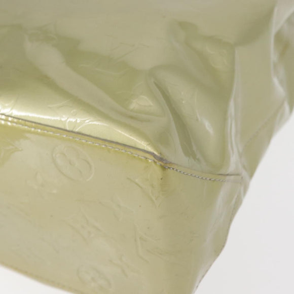 LOUIS VUITTON Monogram Vernis Reade MM Hand Bag Gris M91142 LV Auth 154344