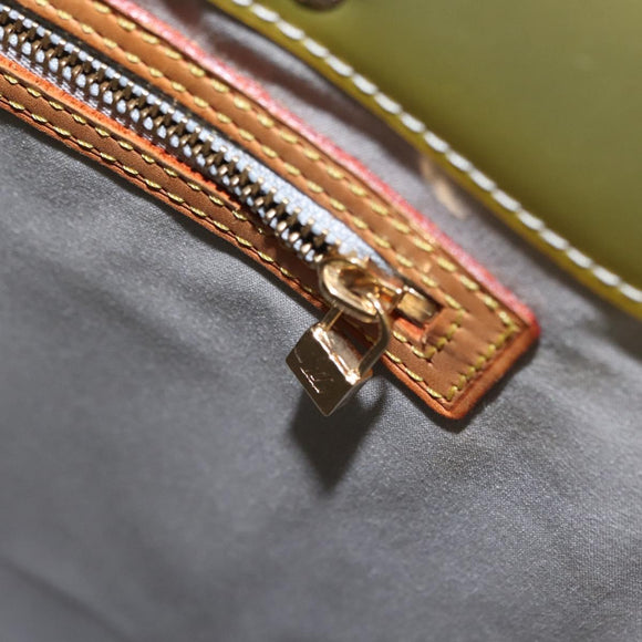 LOUIS VUITTON Monogram Vernis Reade MM Hand Bag Gris M91142 LV Auth 154344