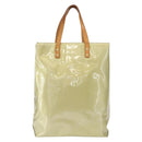 LOUIS VUITTON Monogram Vernis Reade MM Hand Bag Gris M91142 LV Auth 154344-13