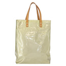 LOUIS VUITTON Monogram Vernis Reade MM Hand Bag Gris M91142 LV Auth 154344-2