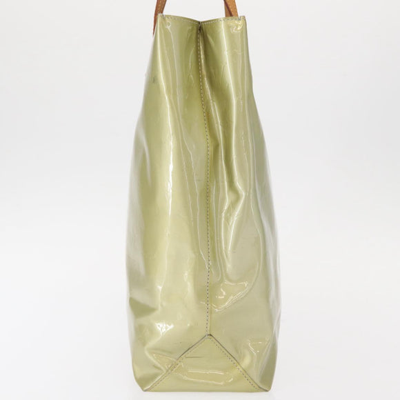 LOUIS VUITTON Monogram Vernis Reade MM Hand Bag Gris M91142 LV Auth 154344