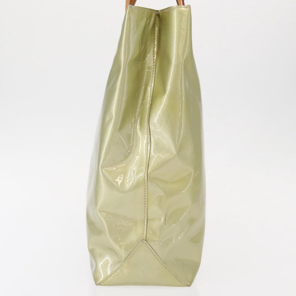 LOUIS VUITTON Monogram Vernis Reade MM Hand Bag Gris M91142 LV Auth 154344