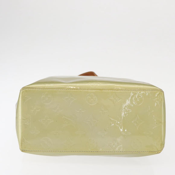 LOUIS VUITTON Monogram Vernis Reade MM Hand Bag Gris M91142 LV Auth 154344