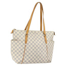 LOUIS VUITTON Damier Azur Totally MM Tote Bag N51262 LV Auth 154345-1