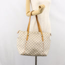 LOUIS VUITTON Damier Azur Totally MM Tote Bag N51262 LV Auth 154345-22