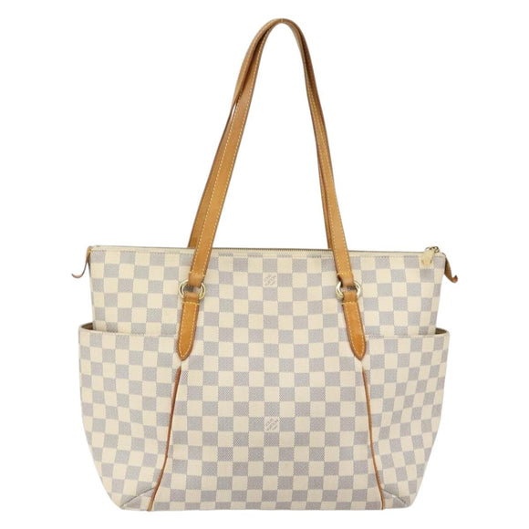 LOUIS VUITTON Damier Azur Totally MM Tote Bag N51262 LV Auth 154345